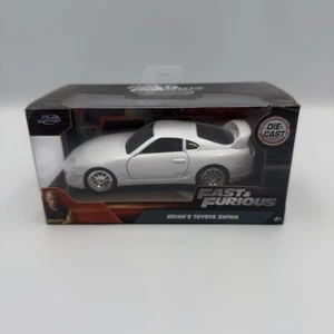 Brian's Toyota Supra White Fast & Furious 7 1/32 Diecast Model Car by Jada - Picture 1 of 6