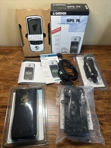 Nuevo de Lote Antiguo Garmin GPSMAP Con Estuche Original y Montaje RAM y Cargador de Coche PAQUETE PROBADO - Imagen 1 de 13