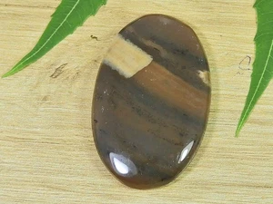 29X47X06MM Natural Honey Dendrite Oval Shape Cabochon Loose Gemstone 63Cts. e943 - Picture 1 of 9