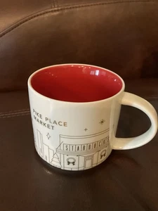 2014 Starbucks You Are Here Pike Place Market Holiday Weihnachten Becher 14 Oz - Bild 1 von 8