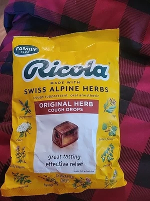 Ricola - Gota para la Tos Hierba Original - Estuche de 6-45 Ct Foto 1 de 2