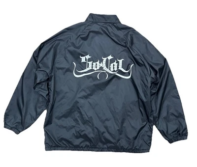 Chaqueta negra No Fear SoCal para hombre talla mediana Foto 1 de 4