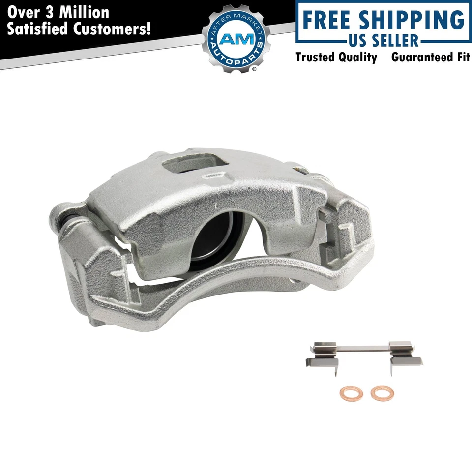 Nueva pinza de freno de disco delantera con soporte y herrajes LH para GM Foto 1 de 4
