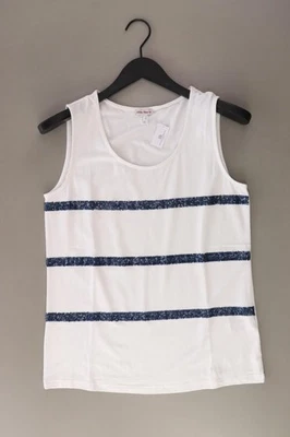 ✅ Alba Moda Trägertop Regular Top für Damen Gr. 42, L gestreift mit Pailletten ✅ - Bild 1 von 4