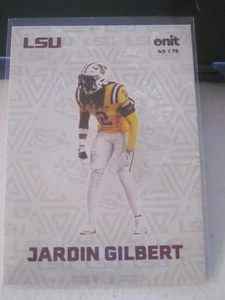 JARDIN GILBERT LSU TIGERS 2025 ONIT FUSION HOLO 43/75 F-12 MINT 🐯🏈 - Picture 1 of 3