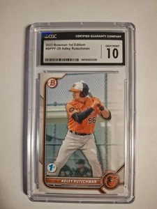 2022 bowman 1st edition adley rutschman CGC 10 - Picture 1 of 2