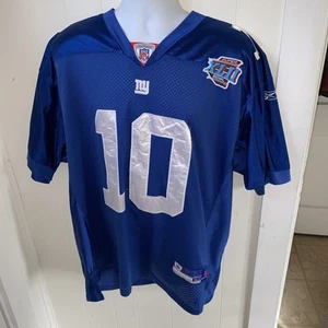 Eli Manning #10 New York Giants Captain Reebok Super Bowl XLII Jersey Size 52 - Picture 1 of 9