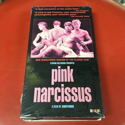 RARE Pink Narcissus (VHS, 1994) Anonymous Gay Interest w/ Slipcover - Image 1 of 4