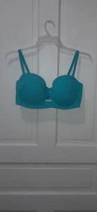 En muy buena condición Shade & Shore talla 38DD con aros acolchado ajustable correa extraíble turquesa - Imagen 1 de 17