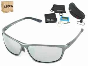 Posten: 68x DUCO Herren polarisierte Sonnenbrille grau metallic verspiegelt - Bild 1 von 6