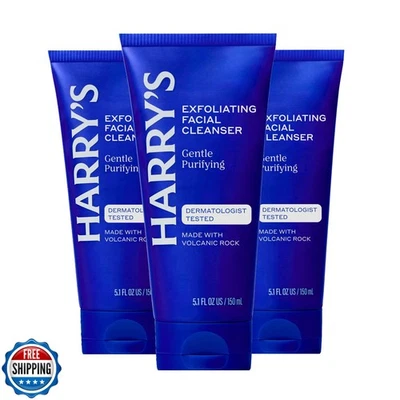 Harry's Exfoliating Face Wash for Men, Gentle Facial Skin Care Products with  - Image 1 of 4