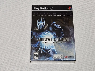 Mortal Kombat: Deception-Premium Pack (PlayStation 2, 2004) No Metal Card - Image 1 of 4