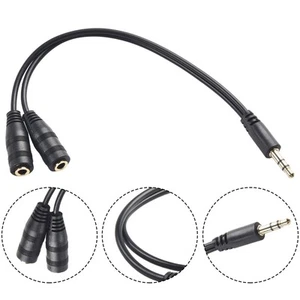 Hot Sale Mobern New Adapter Cable Audio Spliter Cord Laptops Mp4 Tablet Y - Afbeelding 1 van 12