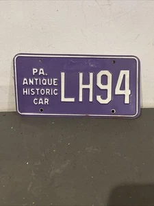 Pennsylvania Antique Historic Car License Plate Tag purple - Picture 1 of 12