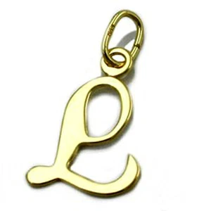ECHT GOLD *** Anhänger Buchstabe glänzend Buchstabenanhänger - Bild 1 von 23