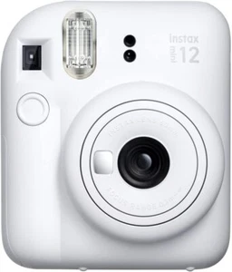 Fujifilm Instax Mini 12 Fuji Instant Film Camera Clay White - Picture 1 of 1