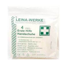 Produktbild - Leina-Werke 4 Erste-Hilfe-SchutzHandschuhe aus Vinyl 