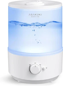 Humidifier 3L Air Humidifier for Bedroom, Top Fill Cool Mist Humidifiers for Bab - Picture 1 of 12