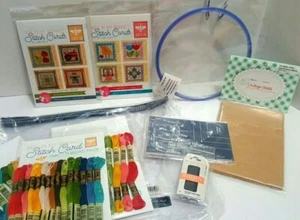 Lori Holt Cross Stitch Patterns Kit Sampler Lot 10 Pieces - Picture 1 of 10