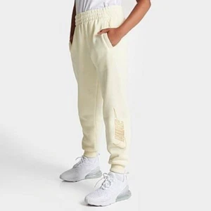 NIKE Big Kinder Fleece Jogginghose Sportswear Big Club Hose Coconut Milk L - Bild 1 von 12
