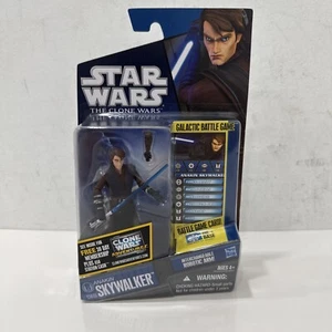 Anakin Skywalker CW45 2010 STAR WARS The Clone Wars TCW MOC Sealed - Picture 1 of 3