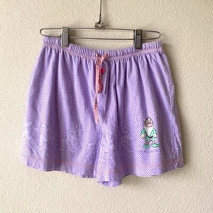 Grumpy Dwarf Snow White Pajamas Shorts Women's Small y2k 2000s Disney - Picture 1 of 4