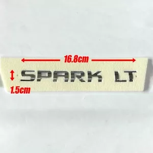 Rear Trunk SPARK LT Emblem For 10 11 Chevy Spark Matiz - Foto 1 di 4