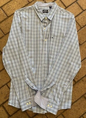 Izod Long Sleeve Men’s Button Down - Ocean Breeze Blue - Size XL Slim Fit - Image 1 of 4