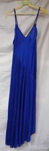 Camicia da notte lunga vintage donna UNDERCOVER WEAR #58560 BLU HAWAII taglia L - Foto 1 di 9