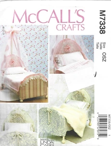 McCall's Crafts Pattern #M7338-18" Doll Beds - Picture 1 of 1