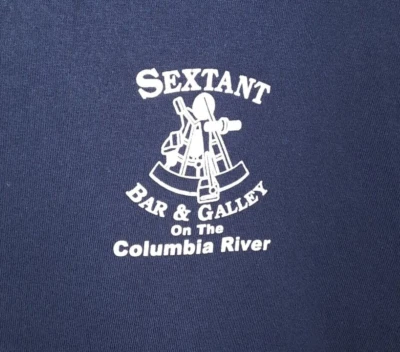 Sextant Bar & Gallery Columbia River dive PORTLAND OREGON LONG SLEEVE T Shirt XL - Image 1 of 3