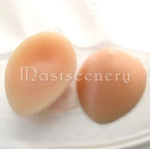 Silicone Breast Forms Bra Enhancers Enhancer Mastectomy Prosthesis 2PCS - Picture 1 of 9