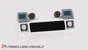 Accesorios de impresión 3d musgo 1:18 - PQ256A vigas de luz azul luz amarilla policía bomberos - Imagen 1 de 3
