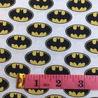 Little Johnny Batman Classic Badge 100% Cotton by the half metre