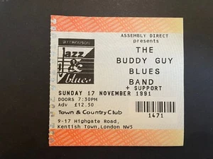 Buddy Guy Ticket 1991 - Picture 1 of 1