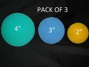 Zembrone™ Made in Europe 2"/3"/4"Soft Sponge Balls for Concrete Pumps-Pack of 3 - Picture 1 of 5