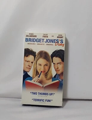Bridget Jones’s Diary VHS Renee Zellweger Hugh Grant Colin Firth  - Image 1 of 3