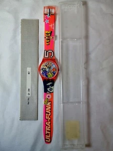 N.O.S. Swatch "ULTRA FUNK" GR138 1998 - NEVER WORN W/BOX- DEAD BATTERY-FREE SHIP - Picture 1 of 7