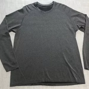Lululemon Shirt Herren XL Grau Metal Vent Tech Langarm Performance Stretch Gym - Bild 1 von 12