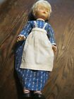 Vtg 1950S Plastic Doll 19" Tall W/Rooted Blond Hair&Sleep Blue Eyes Praire Outfi