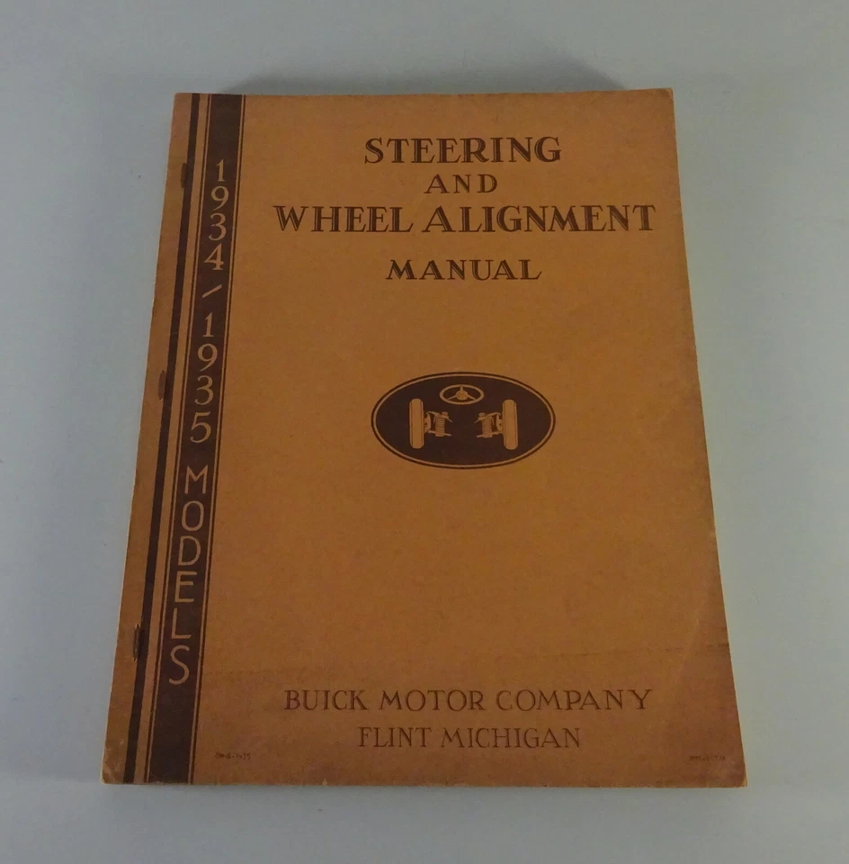 Manuale Buick Serie 40-90 Allineamento Sterzo E Ruote 1934/35 - Immagine 1 di 4