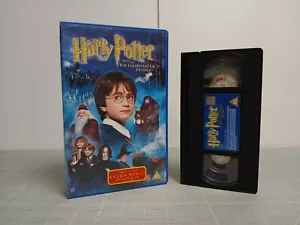 Harry Potter and the Philosopher's Stone Big Box Ex Rental VHS Video Tape Film - Foto 1 di 6