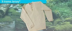 Camiseta deportiva Camber X-Treme para hombre pesada de tres botones Henley S-3XL - Imagen 1 de 6
