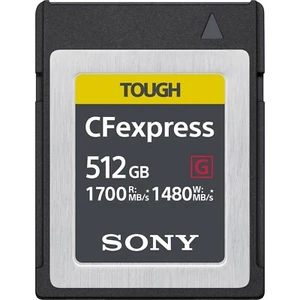 Nueva tarjeta de memoria resistente Sony 512 GB CFexpress tipo B sin usar CEB-G512 Nikon - Imagen 1 de 2