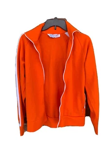 Vintage Men's Track Suit Jacket basketball trendy grunge lounge 60's 70's Hippie - Picture 1 of 5