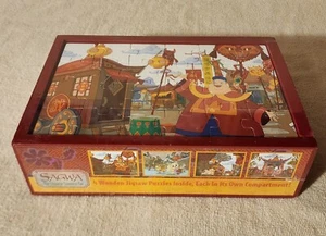 NEW Sagwa The Siamese Cat 4 Wooden Puzzle Factory Sealed 2002 Melissa and Doug - Picture 1 of 4