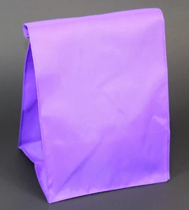 Bolsa de almuerzo Tupperware tela reutilizable con característica con cierre púrpura NUEVO - Imagen 1 de 2