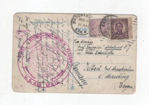 1929 US Round the world flight Zeppelin LZ 127 card Lakehurst - Germany SI# 28A - Picture 1 of 2