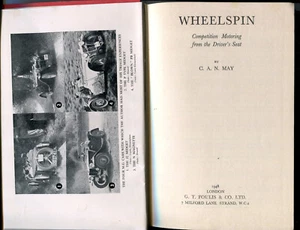 Wheelspin - C.A.N.May original Foulis edition 1948 MG rallying - Foto 1 di 1