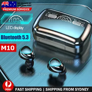 TWS Bluetooth 5.3 Wireless Earbuds Waterproof LED Display Earphones 2024 AU - Picture 1 of 11
